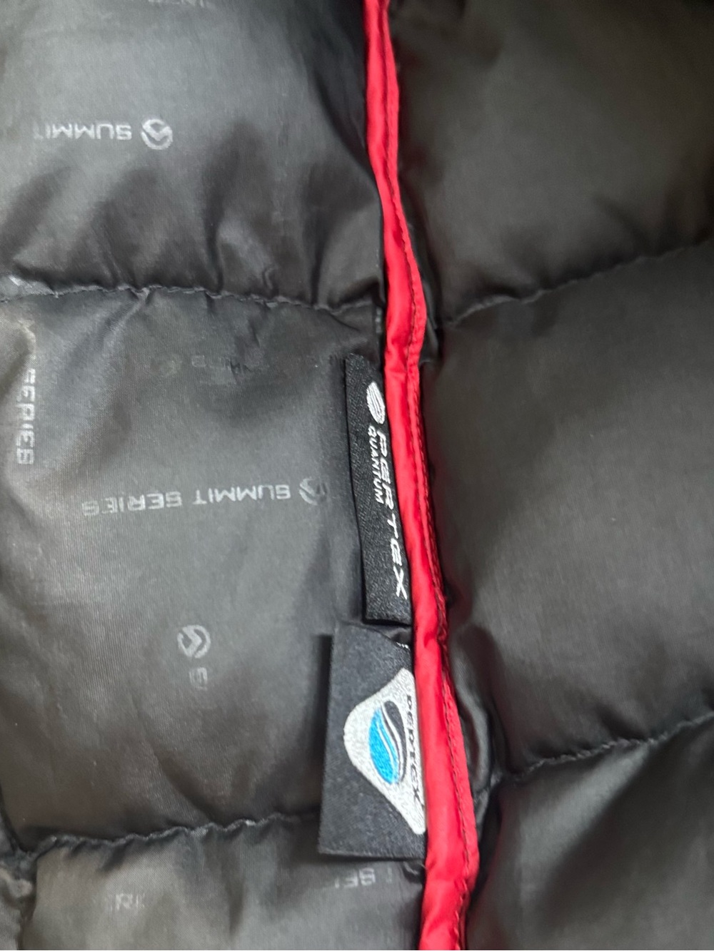 Vtg The North Face Men's Summit Series Thunder Down Jacket 800 Size L in Black - Picture 10 of 11
